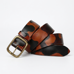 Kaldor – Camouflage Leather Belt — Multicolor