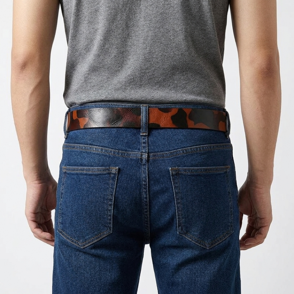 Kaldor – Camouflage Leather Belt