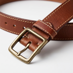 Stonegate – Stitched Pin Buckle Leather Belt