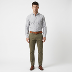 Stonegate – Stitched Pin Buckle Leather Belt