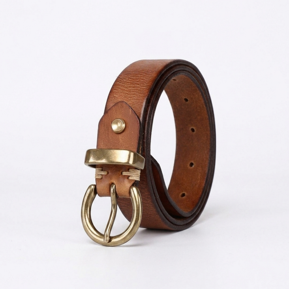 Eldridge – Antique Finish Leather Belt