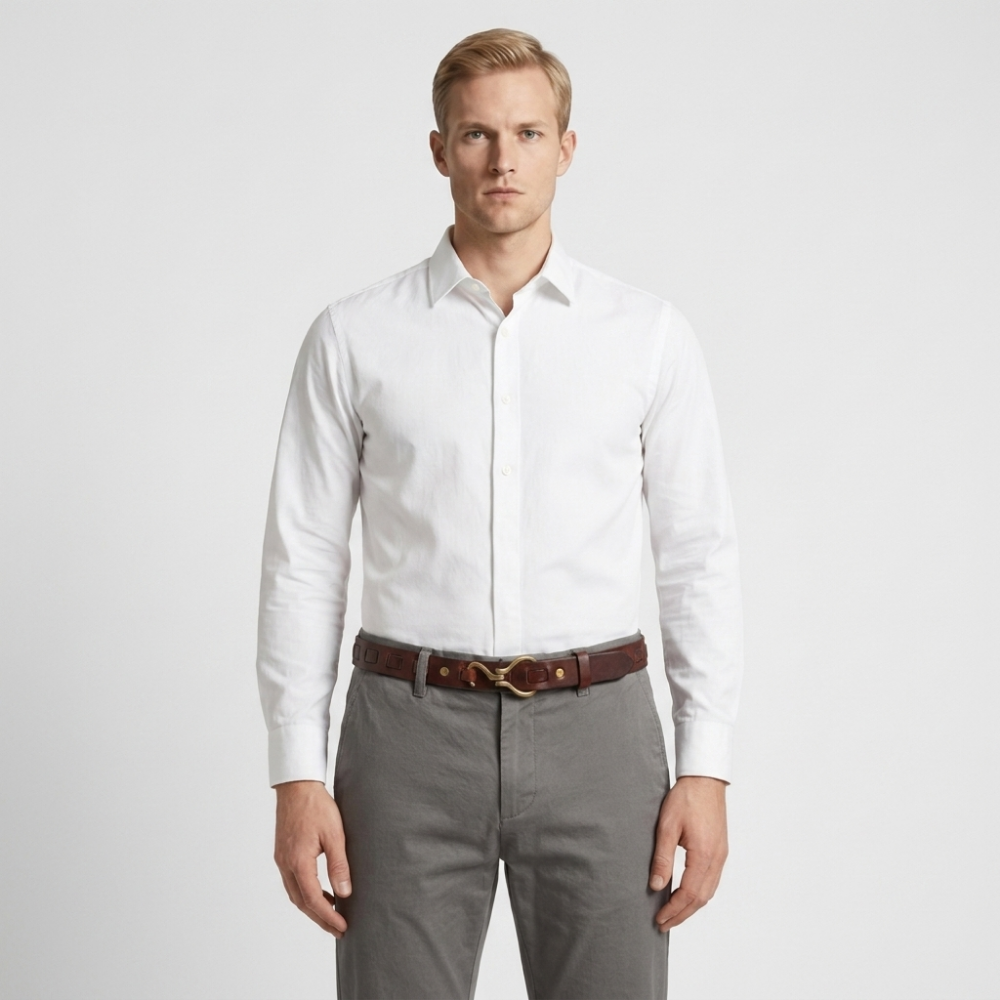 Caltrop – Hook Buckle Leather Belt