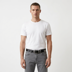 Galloway – Engraved Buckle Leather Belt