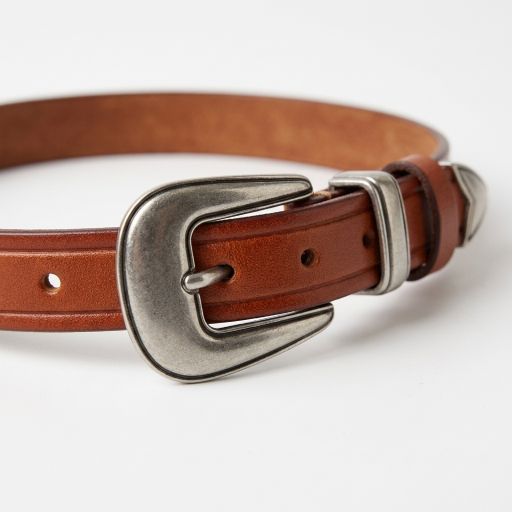 Dovetail – Slim Pin Buckle Leather Belt