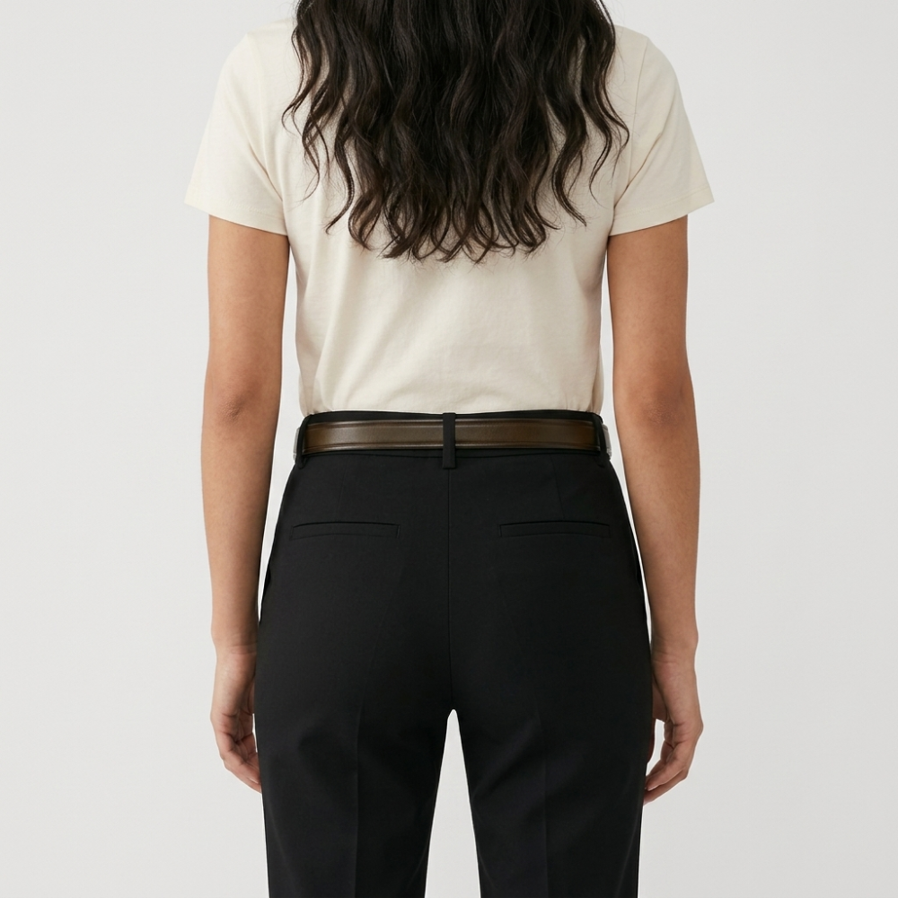 Dovetail – Slim Pin Buckle Leather Belt