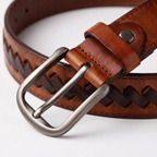 Rook – Woven Inlay Leather Belt