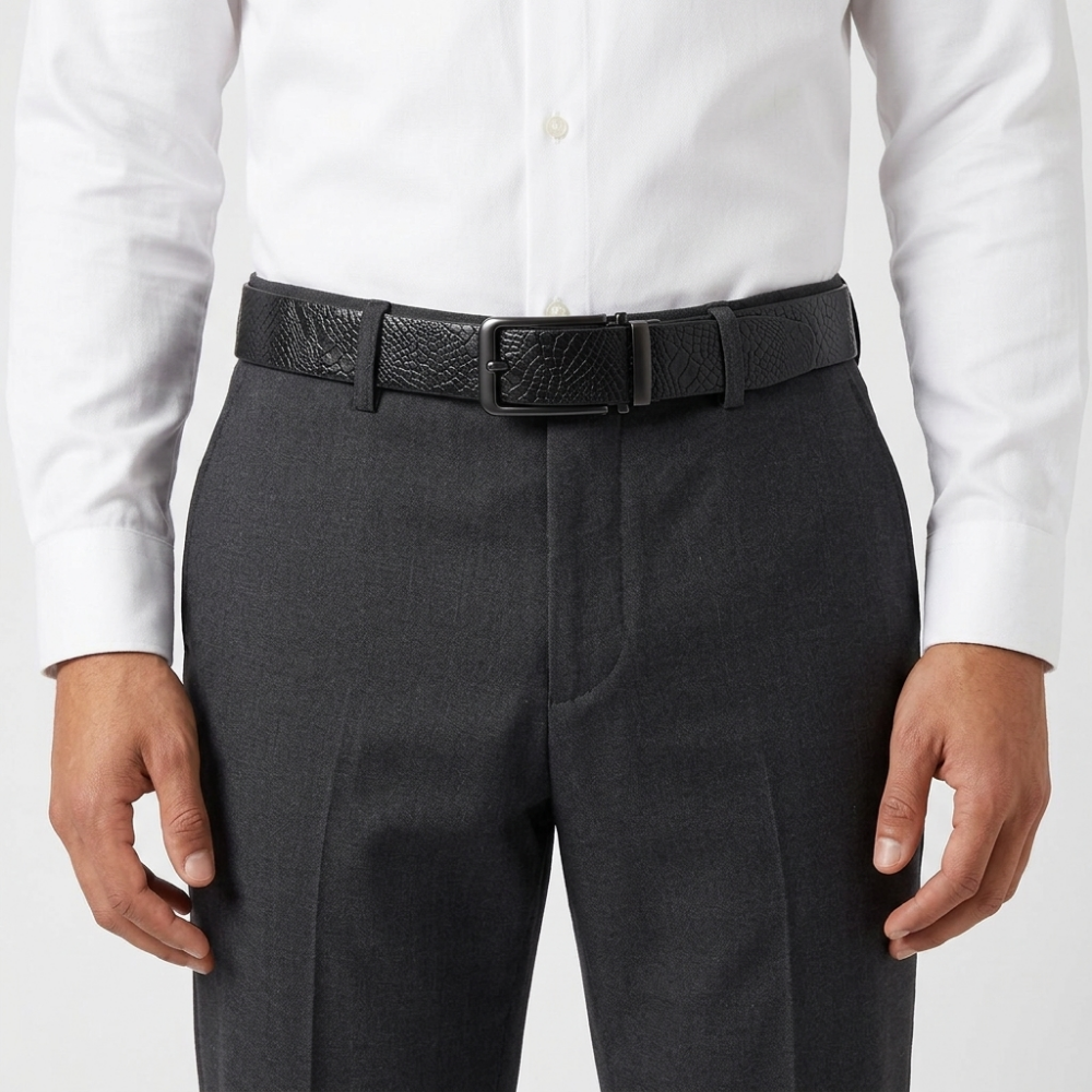 Keld – Embossed Leather Belt