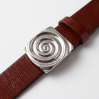 Boulderstep – Spiral Plate Leather Belt