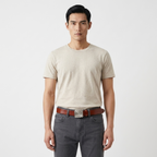 Boulderstep – Spiral Plate Leather Belt