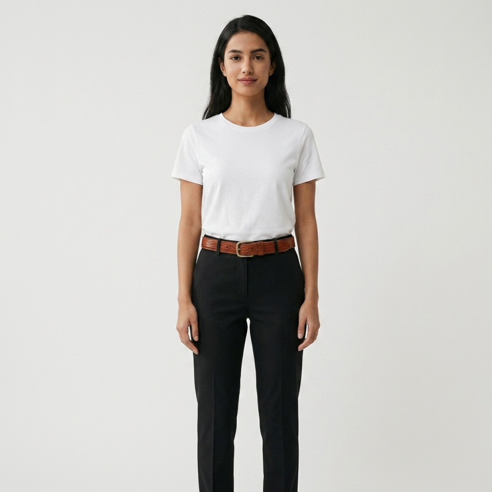 Fellmark – Textured Pin Buckle Leather Belt