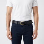 Tarn – Distressed Pin Buckle Leather Belt