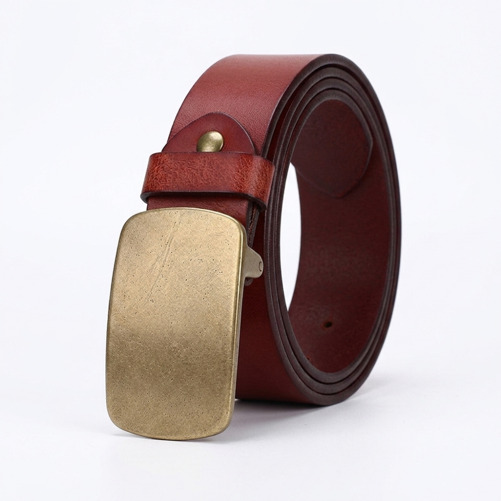 Kielder – Plate Buckle Leather Belt