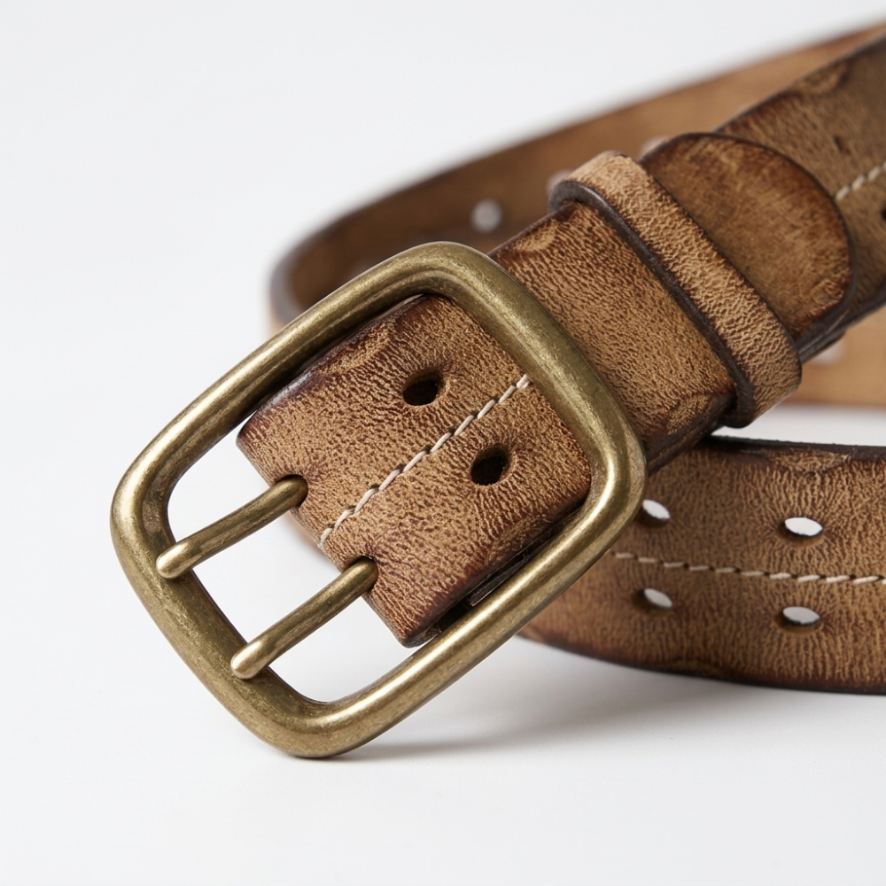 Moorcross – Double Prong Leather Belt