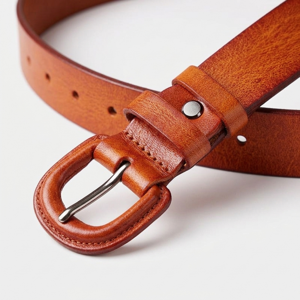 Lochlan – Retro Pin Buckle Leather Belt