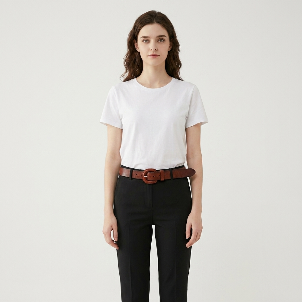 Lochlan – Retro Pin Buckle Leather Belt