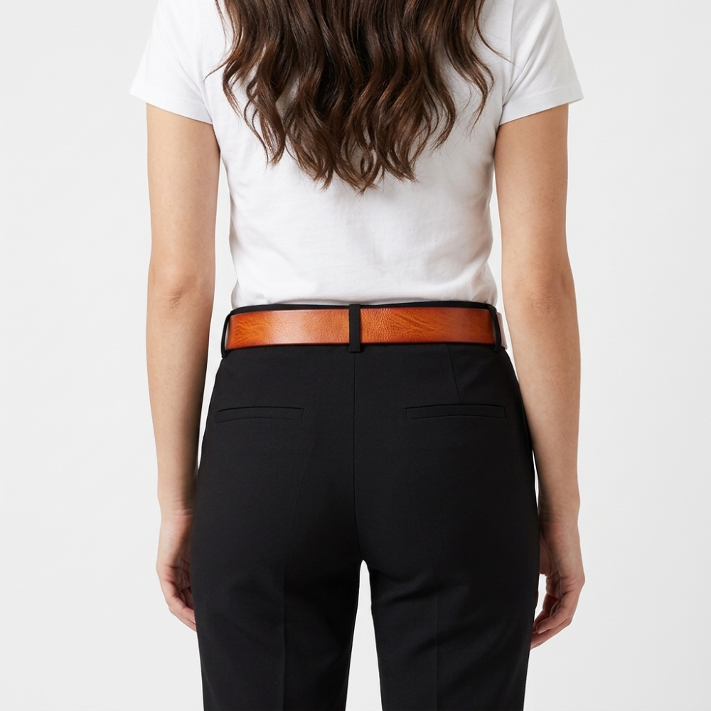 Lochlan – Retro Pin Buckle Leather Belt