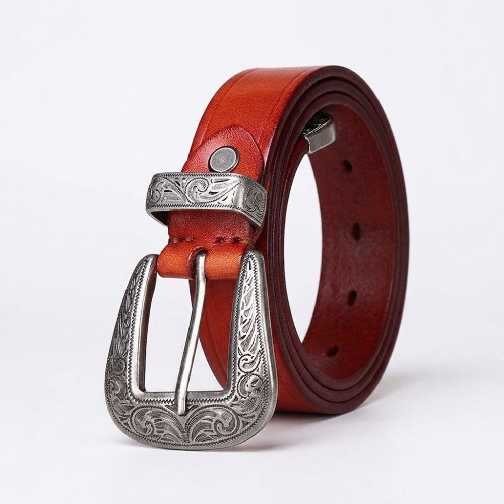 Sunder – Antique Finish Leather Belt