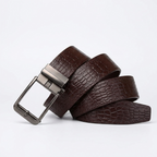 Firth – Crocodile-Embossed Reversible Belt