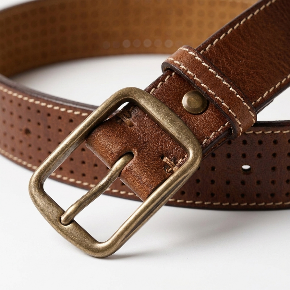 Thatcher – Perforated Leather Belt