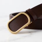 Ghyll – Plate Pin Buckle Leather Belt