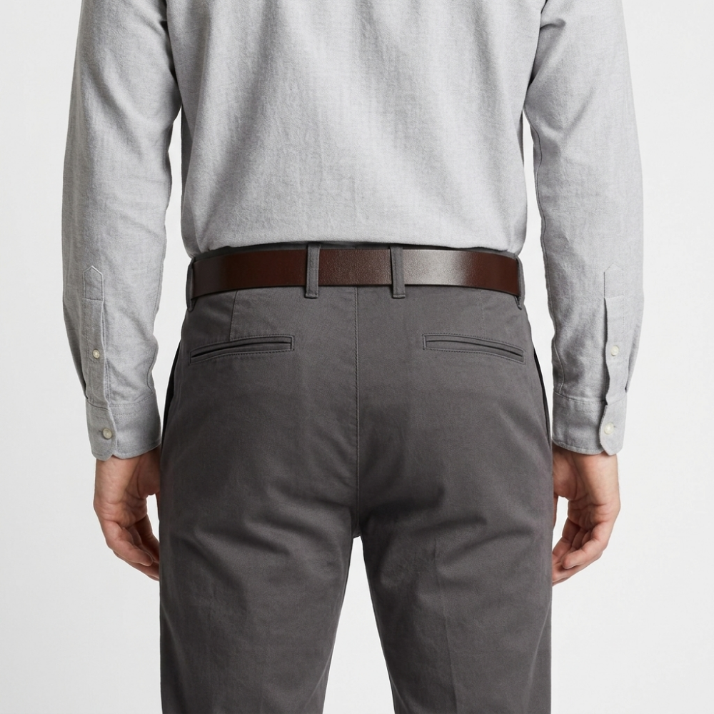 Ghyll – Plate Pin Buckle Leather Belt
