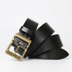 Hemlock – Pin Buckle Leather Belt — Dark Brown