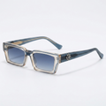 Kestrel – Square Sunglasses — Clear Blue