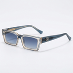 Kestrel – Square Sunglasses — Clear Blue