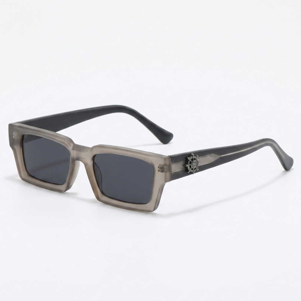 Kestrel – Square Sunglasses — Matte Grey