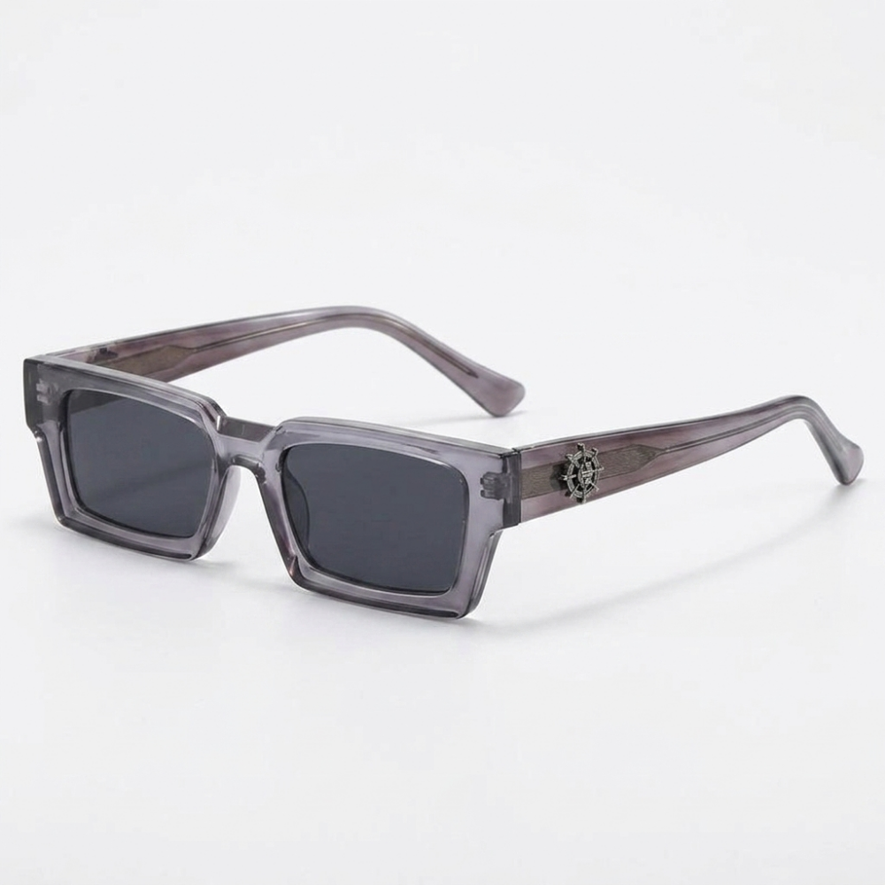 Kestrel – Square Sunglasses — Smoke Grey