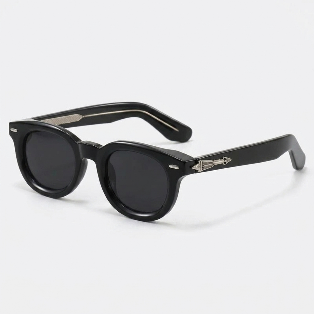 Rovan – Sunglasses — Polished Black