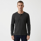 The Everyday Henley — Black