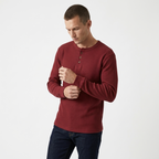 The Everyday Henley — Red