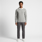 Arden - Merino Wool Hoodie — Gray/White