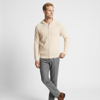 Cloud - Merino Zip Up — Beige