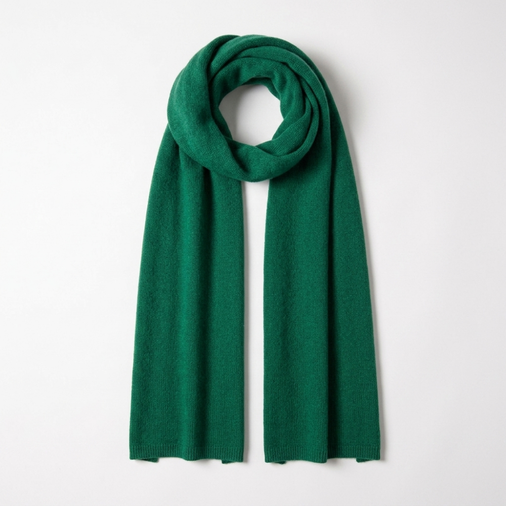 Aurora - Cashmere Scarf — Green