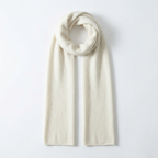 Aurora - Cashmere Scarf — White