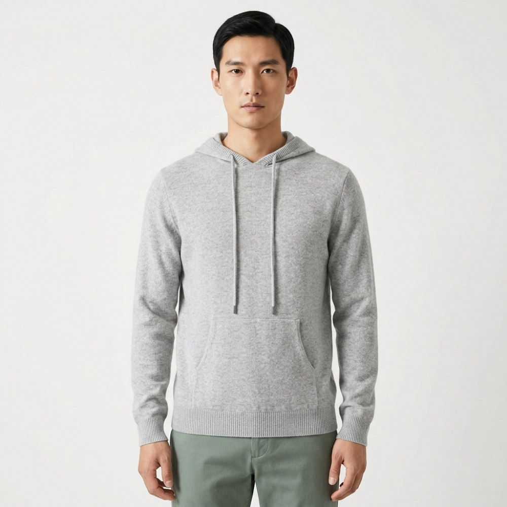 Summit - Merino Hoodie — Grey
