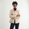 Lorraine - Wool Coat — White