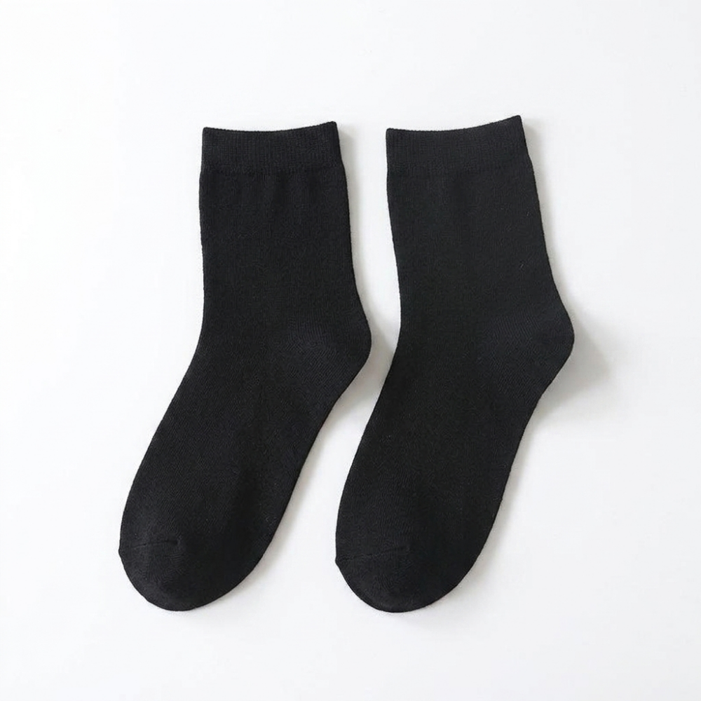 Vella - Wool Socks — Black