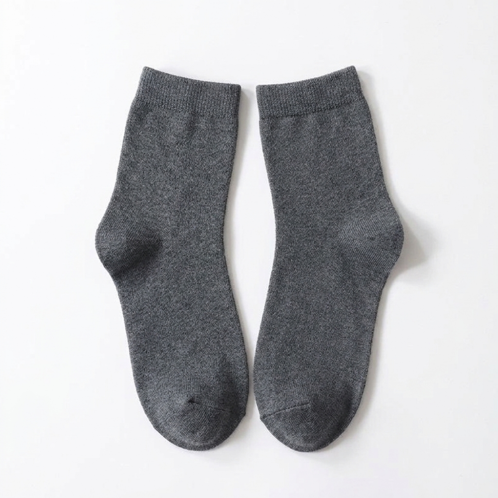 Vella - Wool Socks — Grey