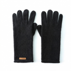 Aurora Touch - Cashmere Gloves — Black