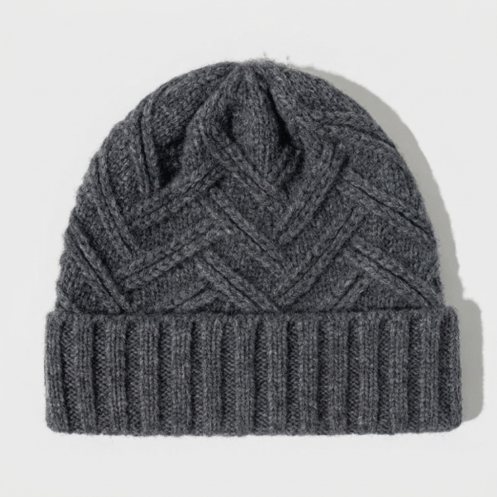 Aspen - Merino Wool Beanie — Grey