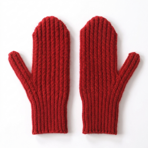 Aspen – Ribbed Cashmere and Wool Blend Mittens