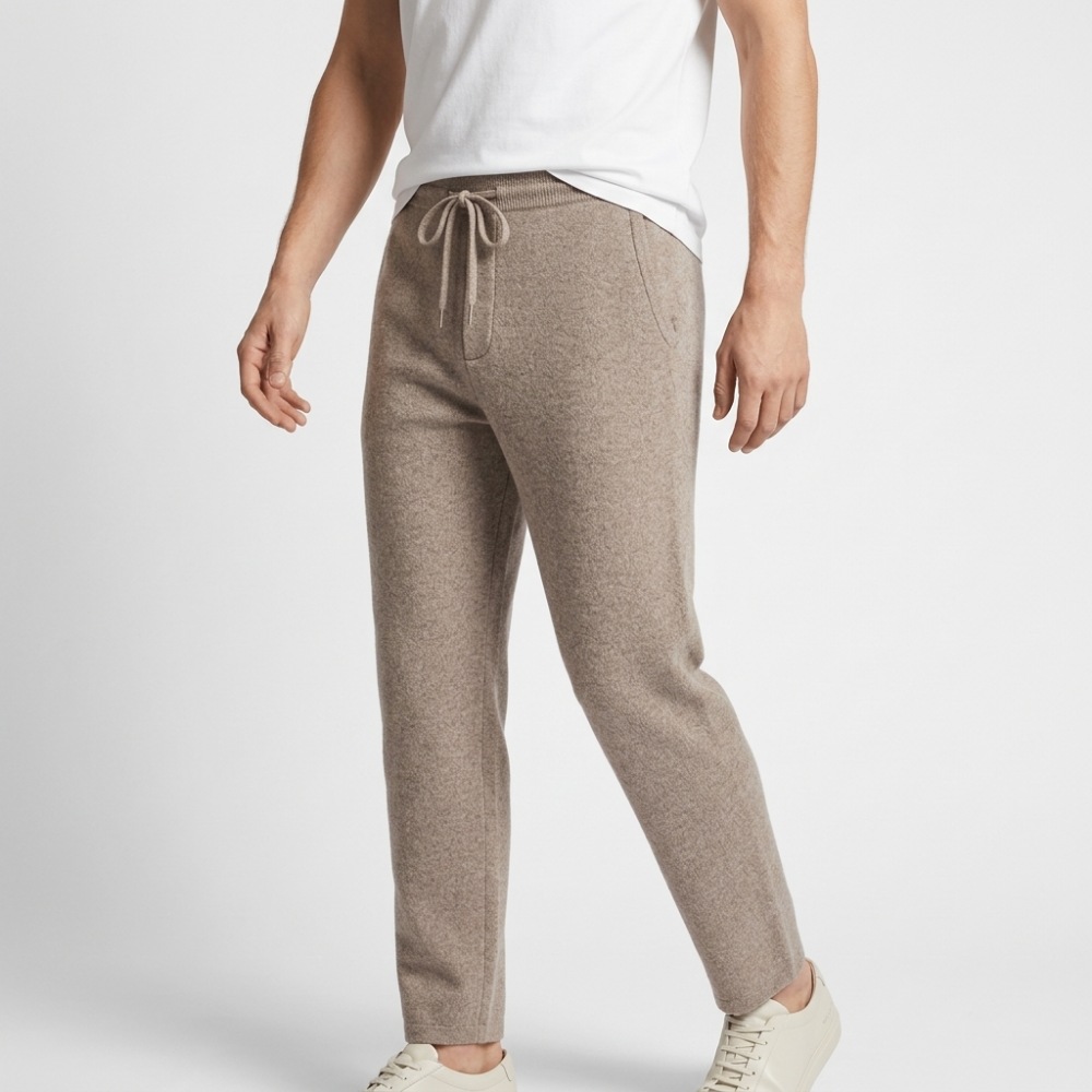 Horizon - Merino Wool Pants — Beige