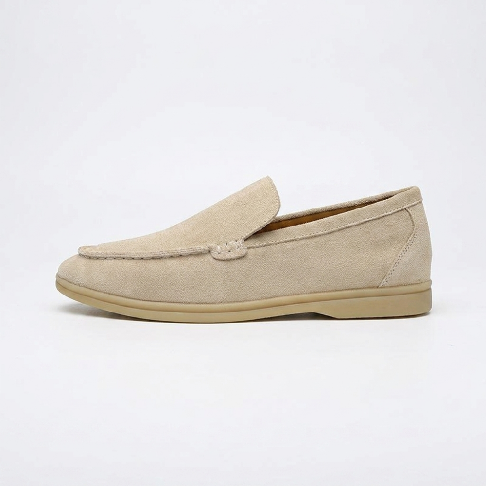 Sterling  - Suede Loafers — Sand