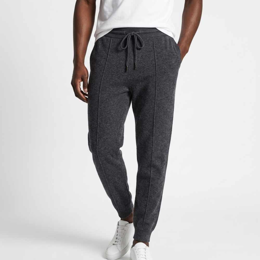Dawn - Merino Wool Joggers — Dark Grey