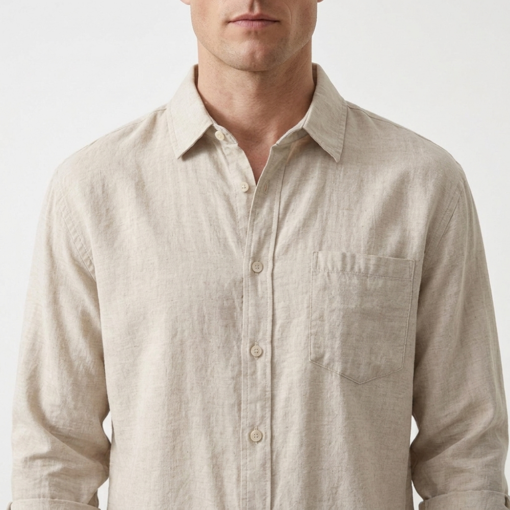 Coastline - Linen Button-Up