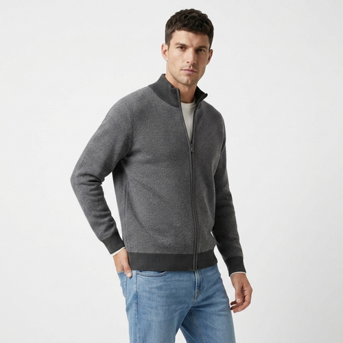 Sterling – Cashmere and Wool Full-Zip Jacket