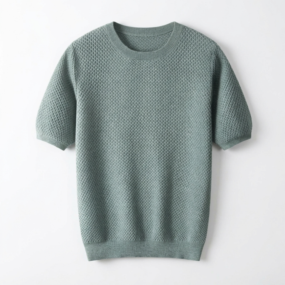 Crestwood - Wool Textured Knit Tee